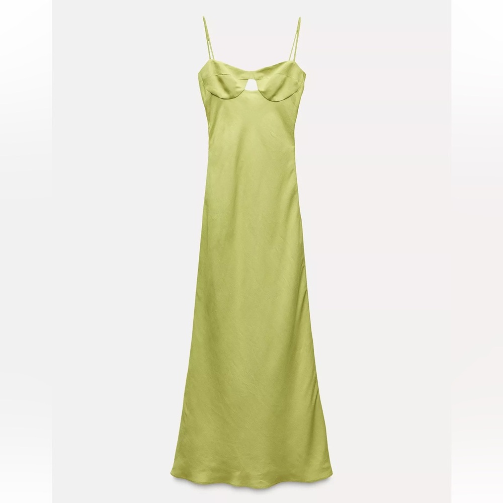 Zara Linen Blend Midi